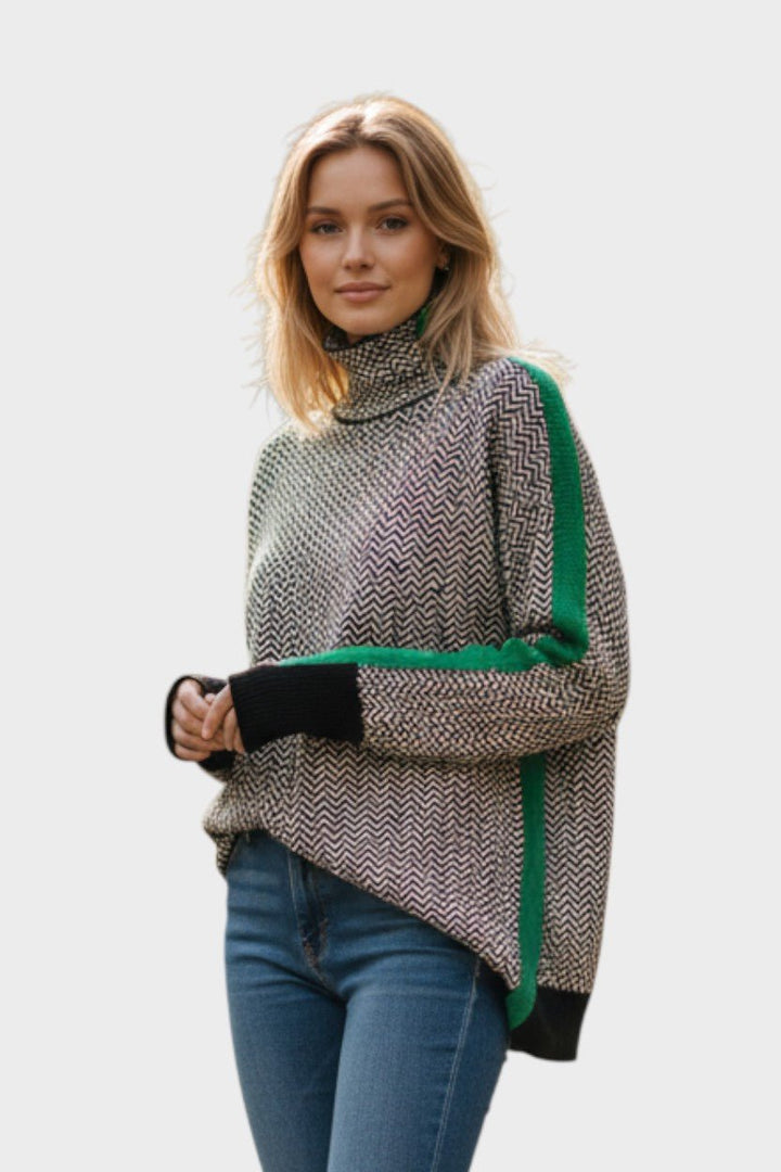 Marie | Højhalset uldtrøje
